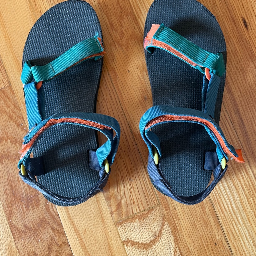 Teva Kids Sandals in Teal and Orange